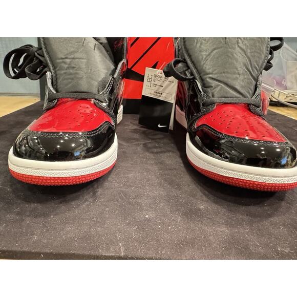 Jordan 1 Retro OG High Patent Bred 10.5 LS(330316) main image 12